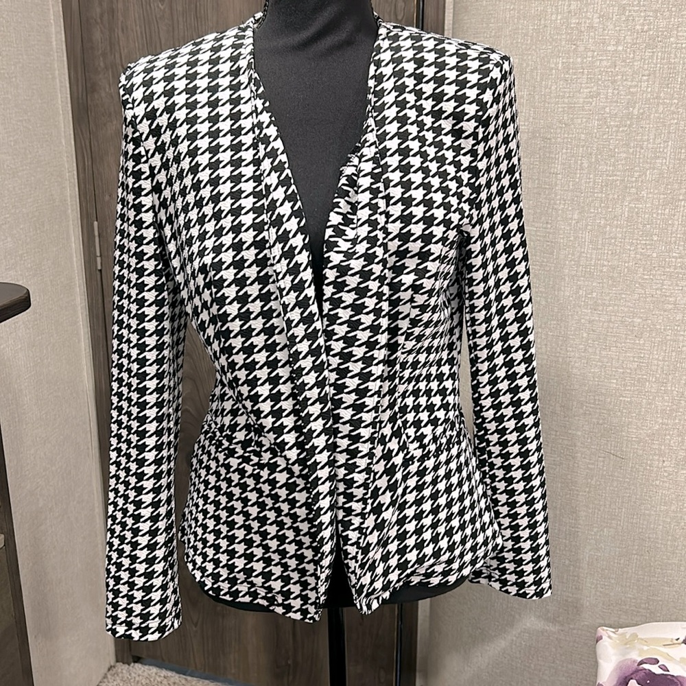 Black And White Blazer
